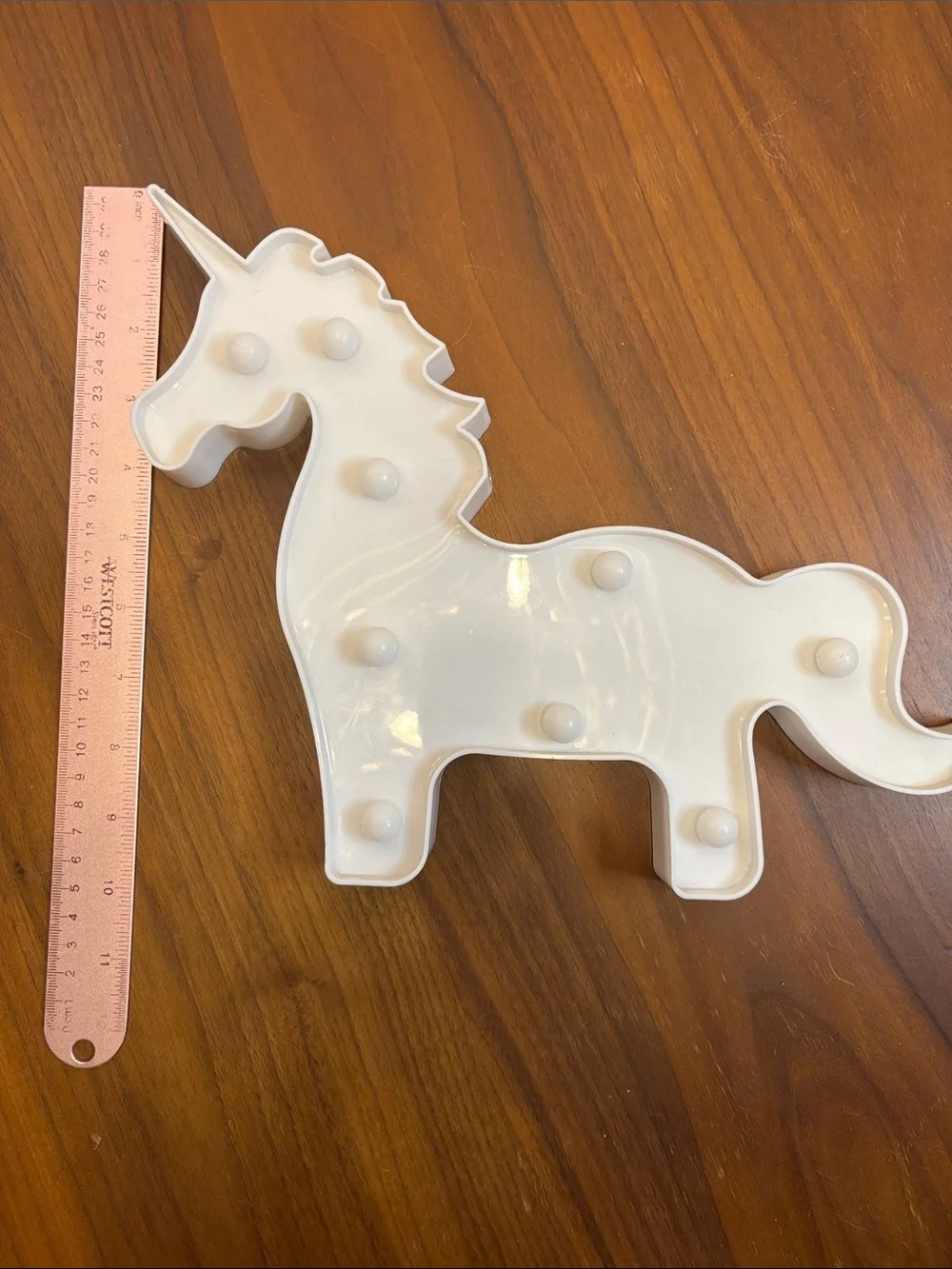 White Unicorn LED Night Light for Home Parties